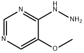 5-甲氧基-4-肼基嘧啶 结构式