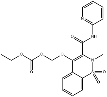 Ampiroxicam Structure