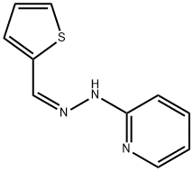 2-Thiophenecarbaldehyde (Z)-(pyridin-2-yl)hydrazone 结构式