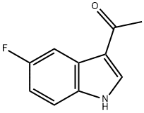 1-(5-氟-1H-吲哚-3-基)乙酮 结构式