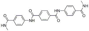 N,N'-Bis[4-(methylaminocarbonyl)phenyl]-1,4-benzenedicarboxamide 结构式