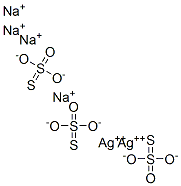 disilver tetrasodium tris(thiosulphate) 结构式