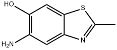 5-氨基-2-甲基-6-羟基苯并噻唑 结构式