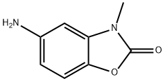 5-氨基-3-甲基-1,3-苯并恶唑-2(3H)-酮 结构式