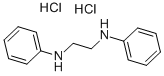 N,N'-二苯基乙二胺二盐酸盐 结构式