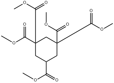 PENTAMETHYL CYCLOHEXANE-1,1,3,3,5-PENTACARBOXYLATE 结构式