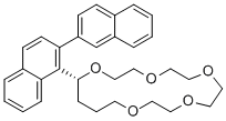 (R)-2,2'-BINAPHTHYL-17-CROWN-5 结构式