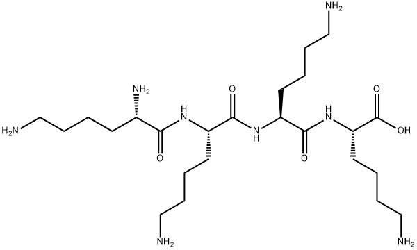 四聚赖氨酸, 997-20-6, 结构式