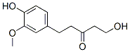 5-Hydroxy-1-(4-hydroxy-3-methoxyphenyl)-3-pentanone 结构式