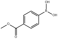 4-甲氧羰基苯硼酸, 99768-12-4, 结构式