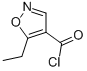 4-Isoxazolecarbonyl chloride, 5-ethyl- (9CI) 结构式