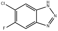 6-氯- 5 -氟氢-1,2,3 -苯并三氮唑 结构式