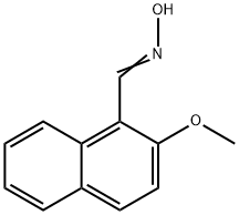 2-METHOXY-1-NAPHTHALDEHYDE OXIME 结构式