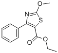 2-METHOXY-4-PHENYL-5-THIAZOLECARBOXYLIC ACID ETHYL ESTER 结构式