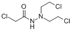 1-Chloroacetyl-2,2-bis(2-chloroethyl)hydrazine 结构式