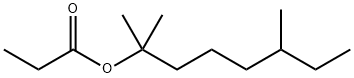 2,6-dimethyl-2-octyl propionate 结构式