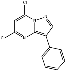 5,7-dichloro-3-phenylpyrazolo[1,5-a]pyriMidine 结构式