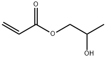 アクリル酸２－ヒドロキシプロピル 化学構造式