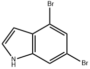 4,6-二溴吲哚, 99910-50-6, 结构式