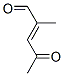 2-Pentenal, 2-methyl-4-oxo-, (E)- (9CI) 结构式
