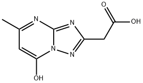 (7-羟基-5-甲基-[1,2,4]三恶唑并-[1,5-A]嘧啶-2-基)-乙酸 结构式