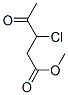Pentanoic  acid,  3-chloro-4-oxo-,  methyl  ester 结构式