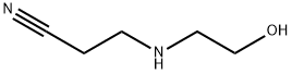 3-[(2-Hydroxyethyl)amino]propiononitrile Struktur