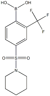4-(Piperidin-1-ylsulfonyl)-2-trifluoromethylphenylboronic acid