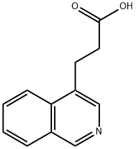 3-(异喹啉-4-基)丙酸 结构式