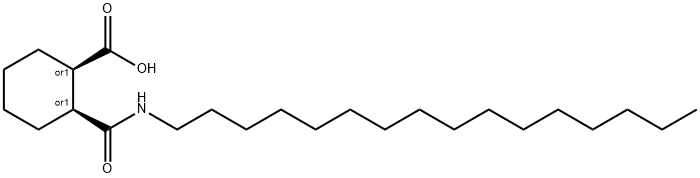 2-[(hexadecylamino)carbonyl]cyclohexanecarboxylic acid Structure