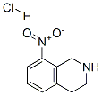 8-硝基-1,2,3,4-四氢异喹啉盐酸盐 结构式
