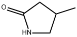 4-甲基-2-吡咯烷酮, 2996-58-9, 结构式