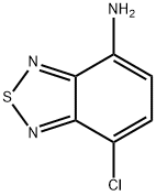 7-クロロ-2,1,3-ベンゾチアジアゾール-4-アミン 化学構造式