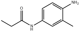 N-(4-アミノ-3-メチルフェニル)プロパンアミド 化学構造式