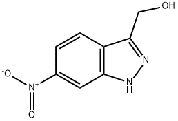 3-HYDROXYMETHYL-6-NITRO 1H-INDAZOLE Structure