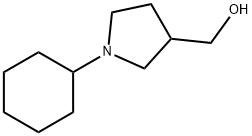 (1-环己基-3-	吡咯烷)甲醇 结构式