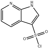 1H-吡咯并[2,3-B]吡啶-3-磺酰氯, 1001412-59-4, 结构式