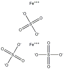 Iron(III) sulfate 结构式
