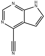 7H-吡咯并[2,3-D]嘧啶-4-甲腈, 1005206-16-5, 结构式