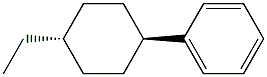 TRANS-4-ETHYLCYCLOHEXYLBENZENE, 100558-60-9, 结构式