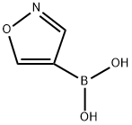 イソオキサゾール-4-ボロン酸 化学構造式