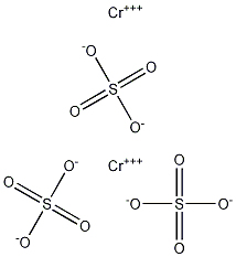 Chromium(III) sulfate 结构式