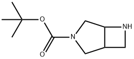 3-BOC-3,6-ジアザビシクロ[3.2.0]ヘプタン 化学構造式