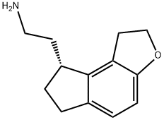 2H-Indeno[5,4-b]furan-8-ethanamine, 1,6,7,8-tetrahydro-, (8R)- Structure