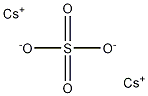 Cesium sulfate Struktur
