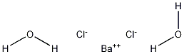 Barium chloride dihydrate Struktur