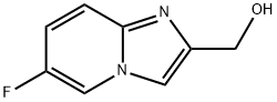 (6-フルオロ-イミダゾ[1,2-A]ピリジン-2-イル)-メタノール 化学構造式