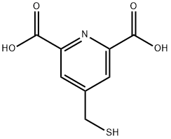 4-メルカプトメチルジピコリン酸 化学構造式