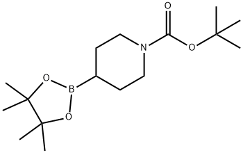 1-N-叔丁氧羰基哌啶-4-硼酸频哪醇酯, 1048970-17-7, 结构式