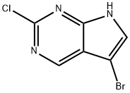 5-溴-2-氯-7H-吡咯并[2,3-D]嘧啶, 1060816-58-1, 结构式